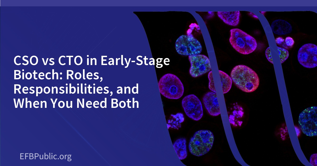CSO vs CTO in Early-Stage Biotech: Roles, Responsibilities, and When You Need Both